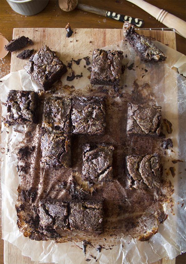 White Chocolate Swirl Brownies
