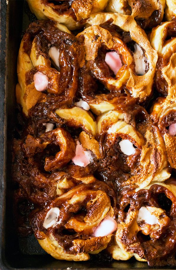 Bar One and Marshmallow Pinwheels