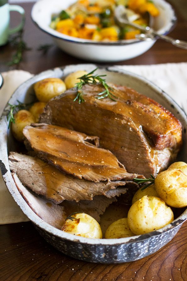 Beef Pot Roast with Rosemary and Pepper