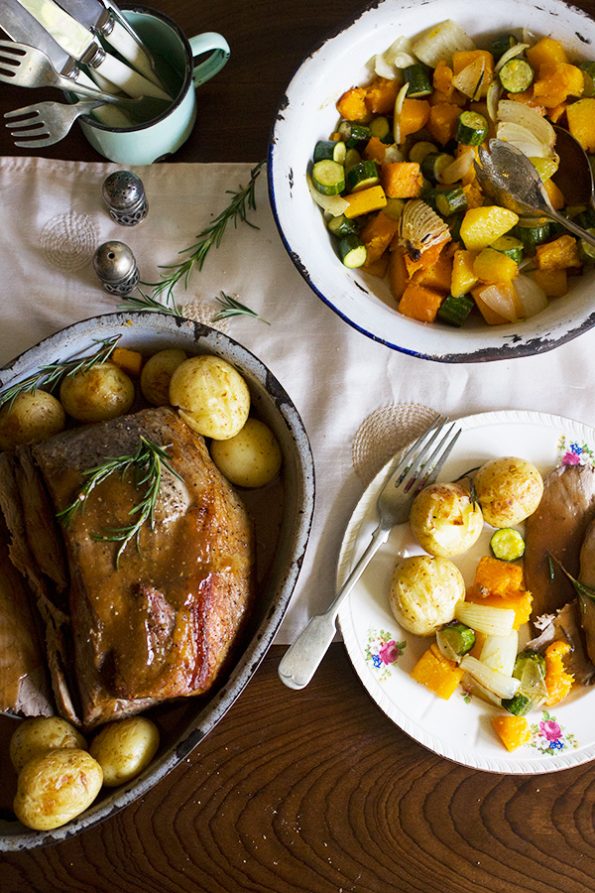 Beef Pot Roast with Rosemary and Pepper