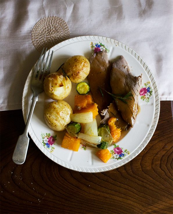 Beef Pot Roast with Rosemary and Pepper