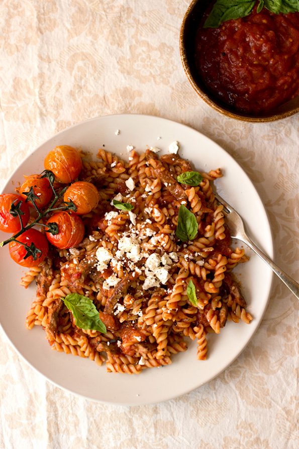 Beef and Tomato Rotini