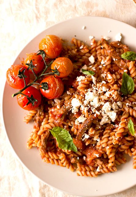 Beef and Tomato Rotini - aninas recipes