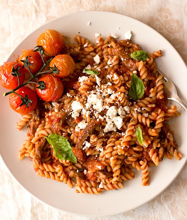 Beef and Tomato Rotini - aninas recipes