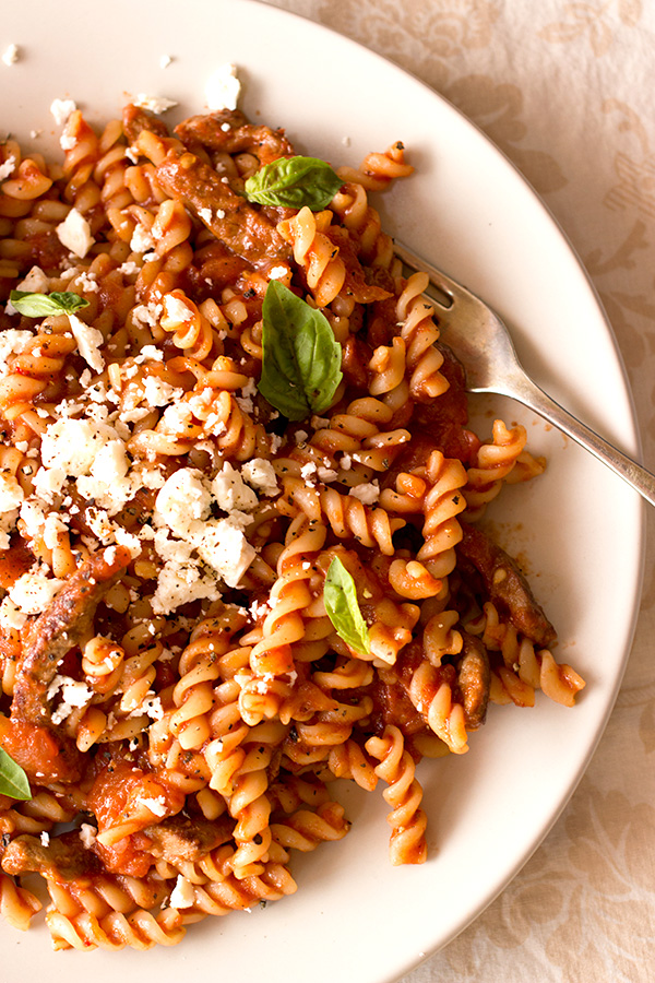 Beef and Tomato Rotini aninas recipes