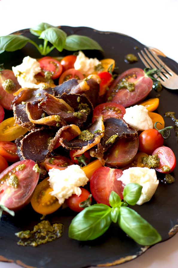 Biltong and Caprese Salad