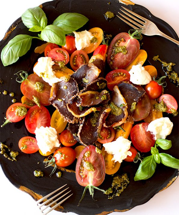Biltong and Caprese Salad