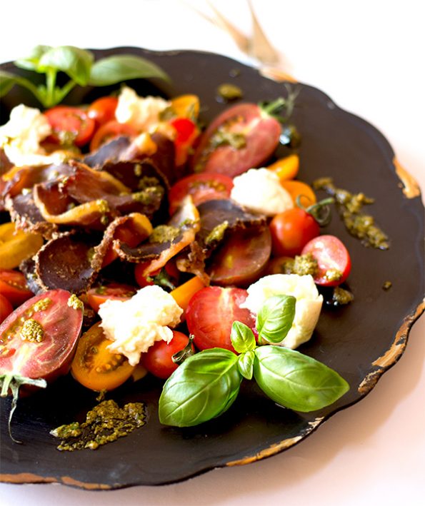 Biltong and Caprese Salad