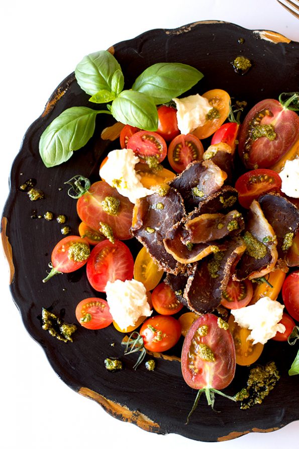 Biltong and Caprese Salad