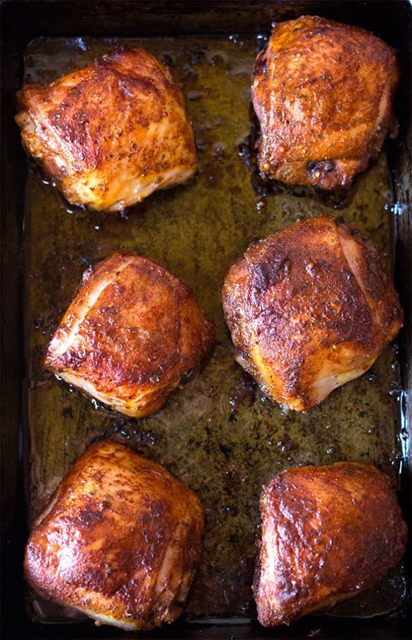 Barbecue and Paprika Chicken with Gremolata