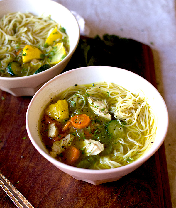 Chicken, Vegetable and Noodle Soup