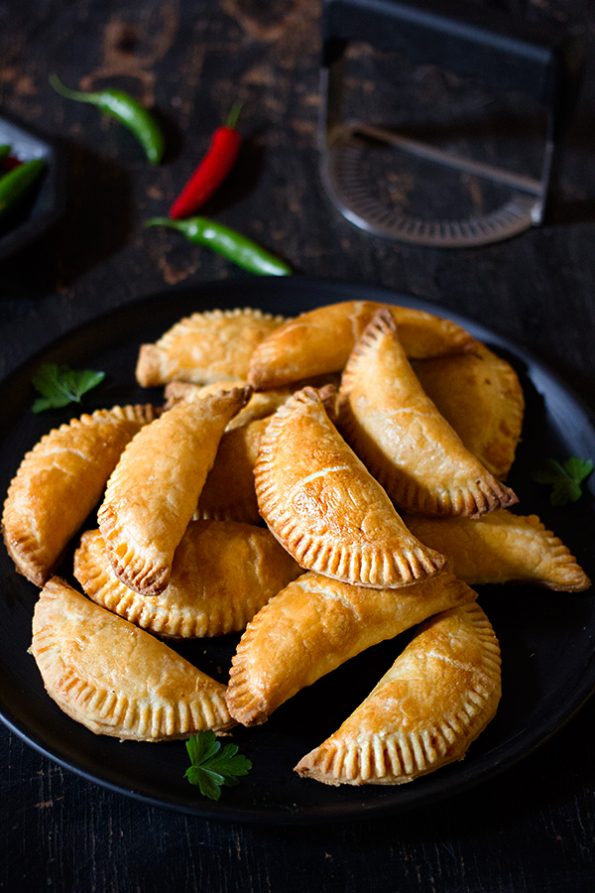 Cheese, Corn and Chilli Empanadas