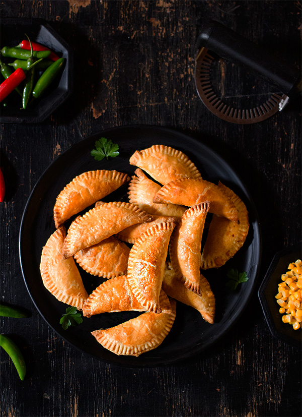 Cheese, Corn and Chili Empanadas Cheese, Corn and Chili Empanadas