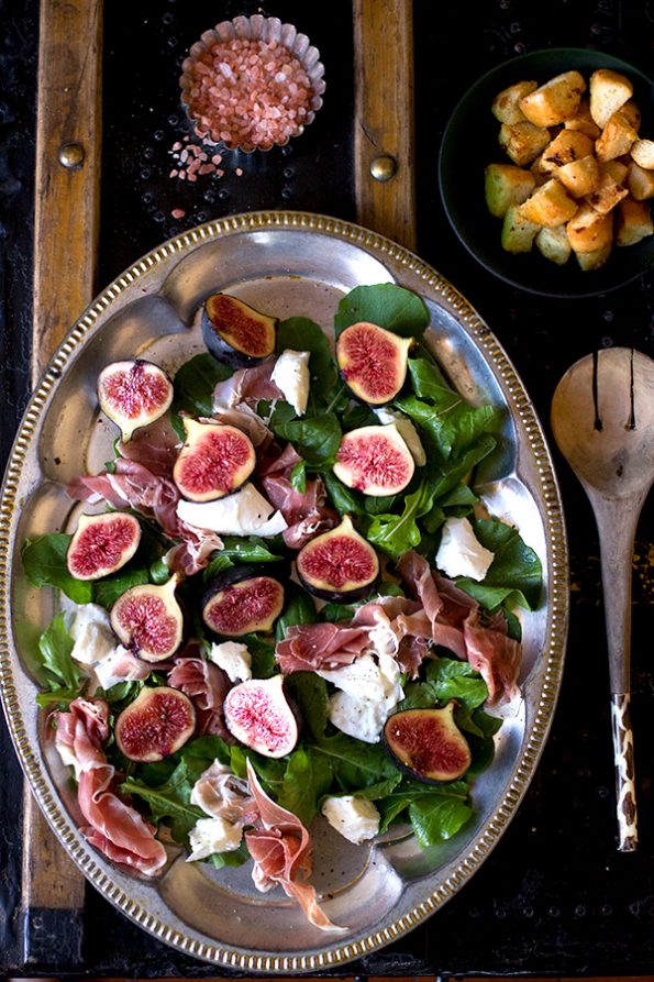 Fig, Parma Ham and Buffalo Mozzarella Salad