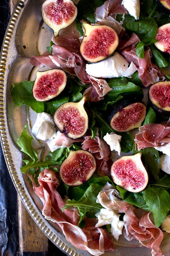 Fig, Parma Ham and Buffalo Mozzarella Salad