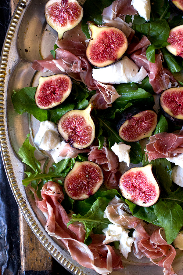Fig, Parma Ham and Buffalo Mozzarella Salad aninas recipes