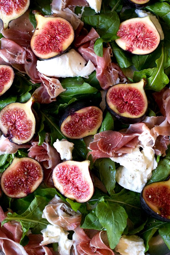 Fig, Parma Ham and Buffalo Mozzarella Salad