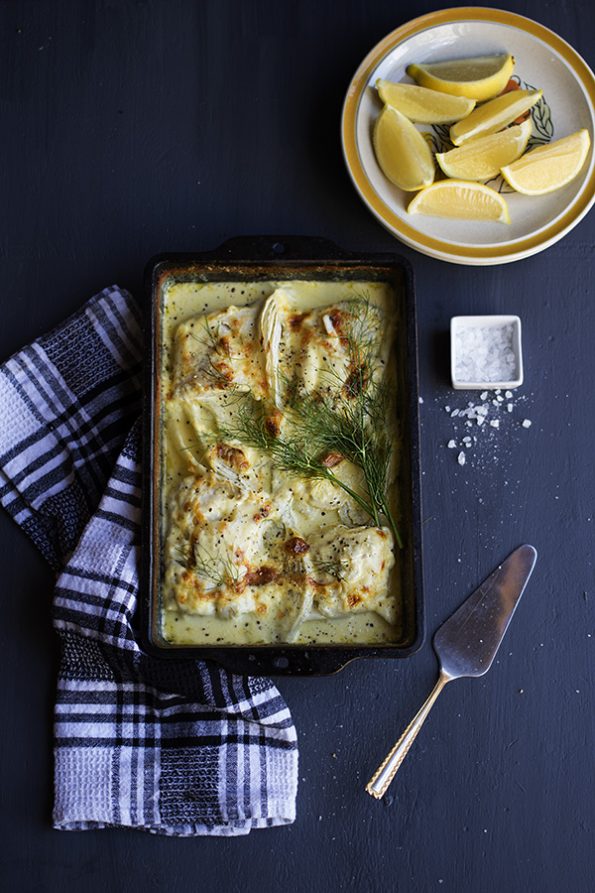 Creamy Fish and Fennel Bake aninas recipes
