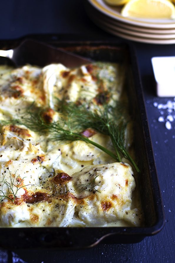 Creamy Fish and Fennel Bake aninas recipes