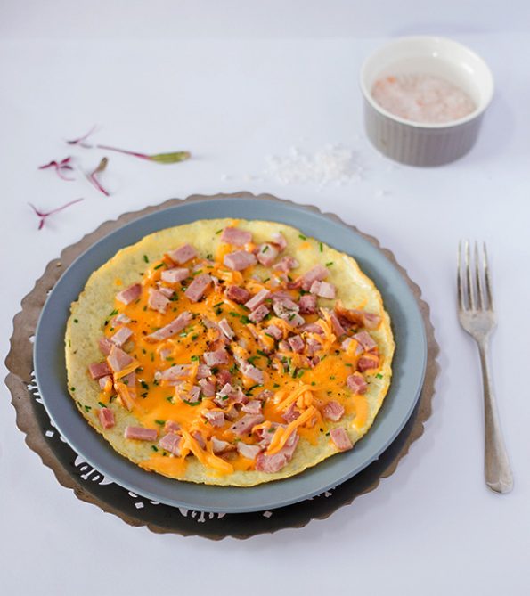 Gammon and Cheddar Omelette