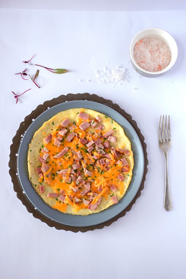 Gammon and Cheddar Omelette