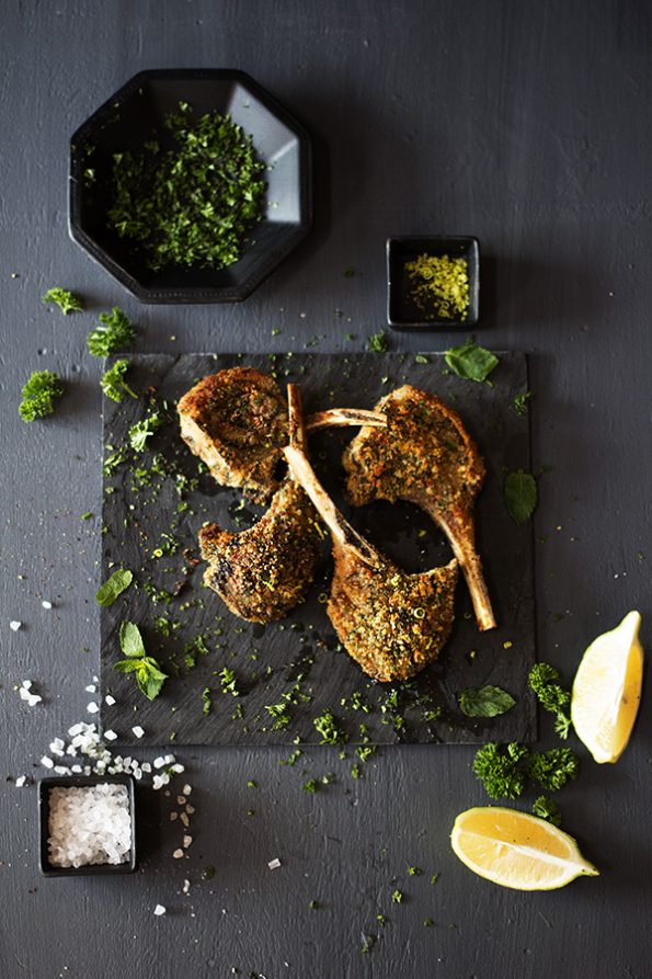 Herb and Lemon Crusted Lamb Chops