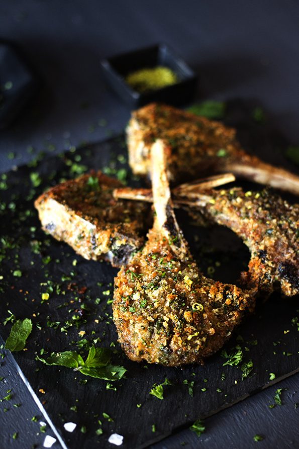 Herb and Lemon Crusted Lamb Chops