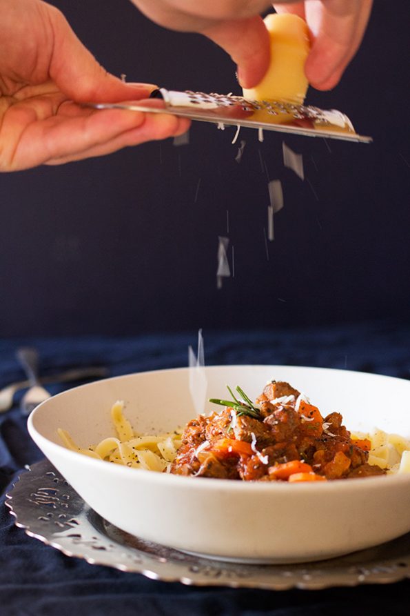 Lamb Ragu with Fettuccine