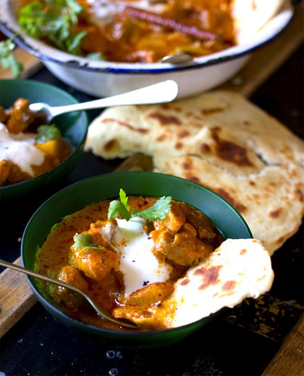 Lamb Rogan Josh with Home made Naan Bread