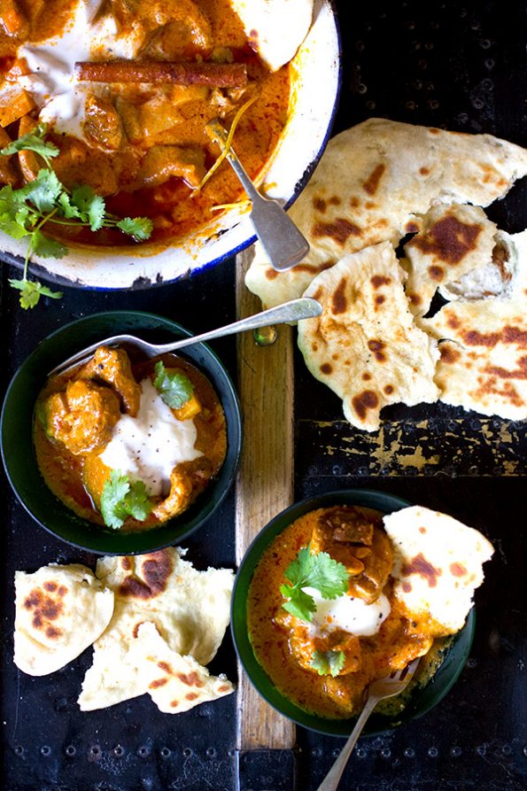 Lamb Rogan Josh with Home made Naan Bread