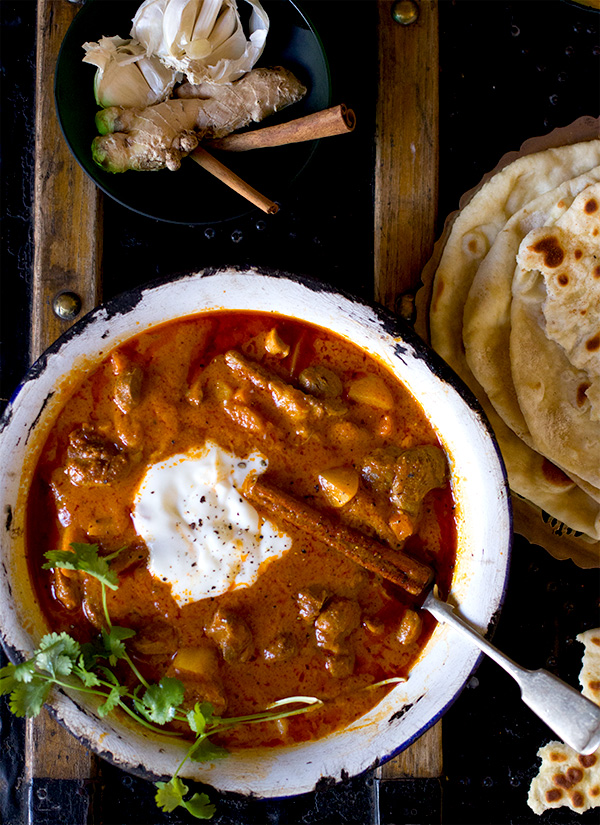 Lamb Rogan Josh with Home made Naan Bread aninas recipes