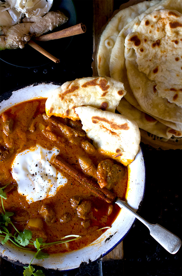 Lamb Rogan Josh with Home made Naan Bread aninas recipes