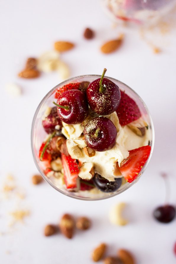 Mascarpone, Nut and Berry Layered Dessert Mascarpone, Nut and Berry Layered Dessert