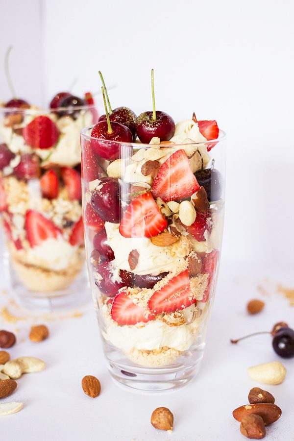 Mascarpone, Nut and Berry Layered Dessert aninas recipes