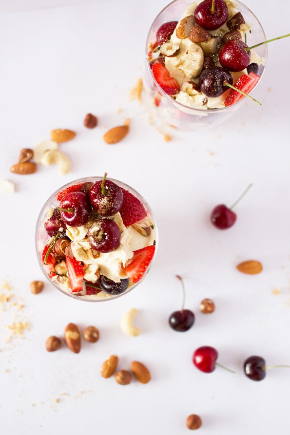 Mascarpone, Nut and Berry Layered Dessert Mascarpone, Nut and Berry Layered Dessert