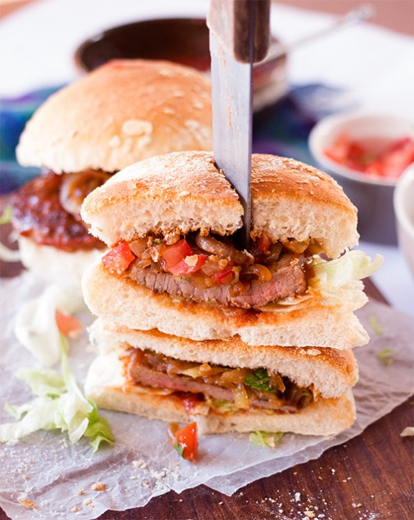 Minute Steak Prego Rolls