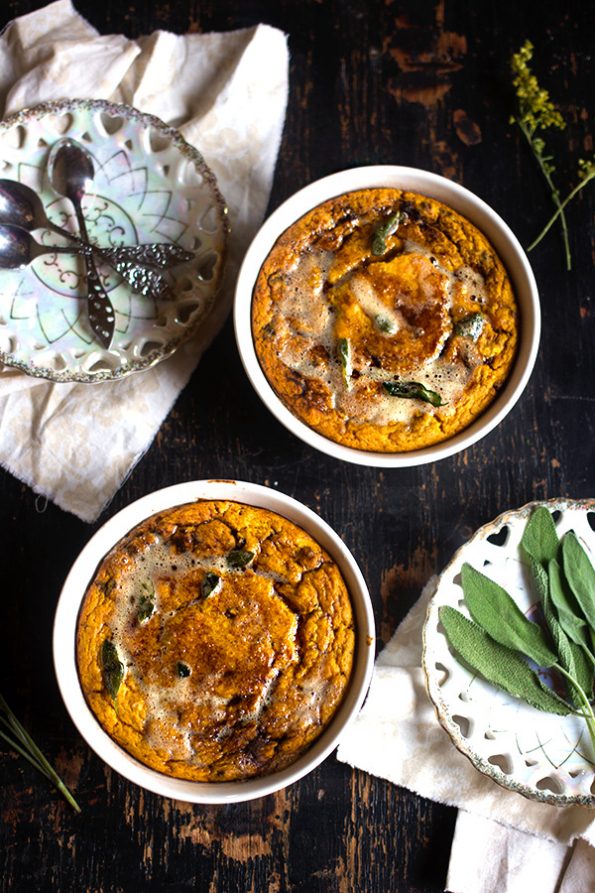 Pumpkin and Date Tart with Burnt Butter and Sage