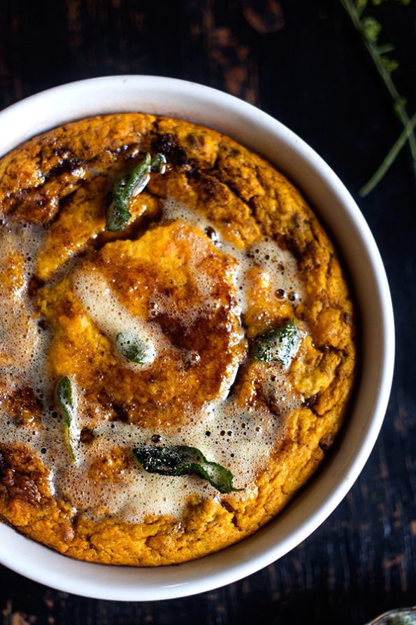 Pumpkin and Date Tart with Burnt Butter and Sage