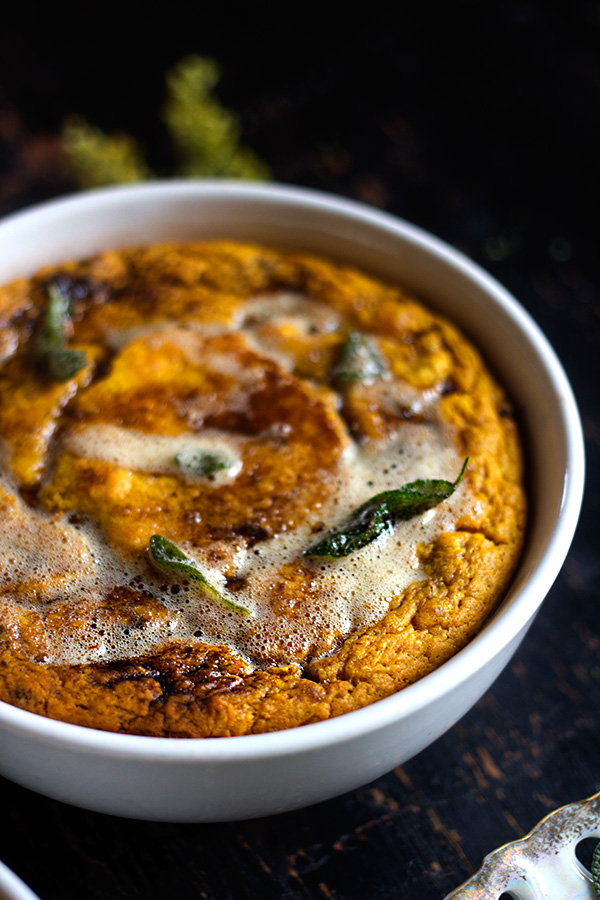 Pumpkin and Date Tart with Burnt Butter and Sage