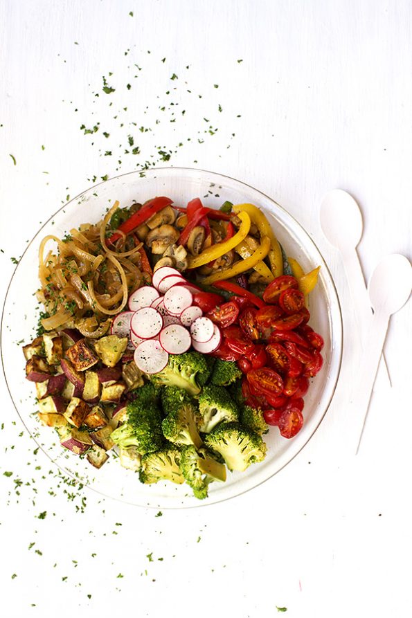 Easy Vegetarian Fry Up