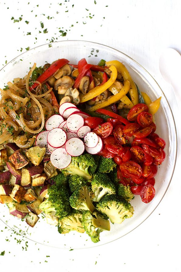 Easy Vegetarian Fry Up