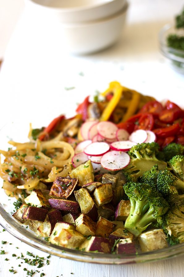 Easy Vegetarian Fry Up