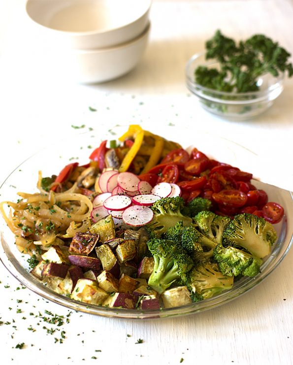 Easy Vegetarian Fry Up