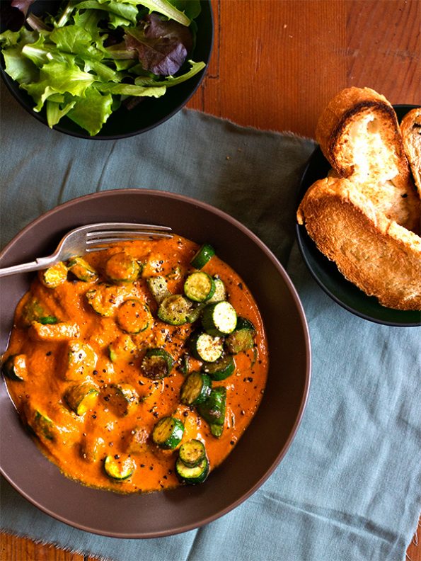 Zucchini Curry Soup
