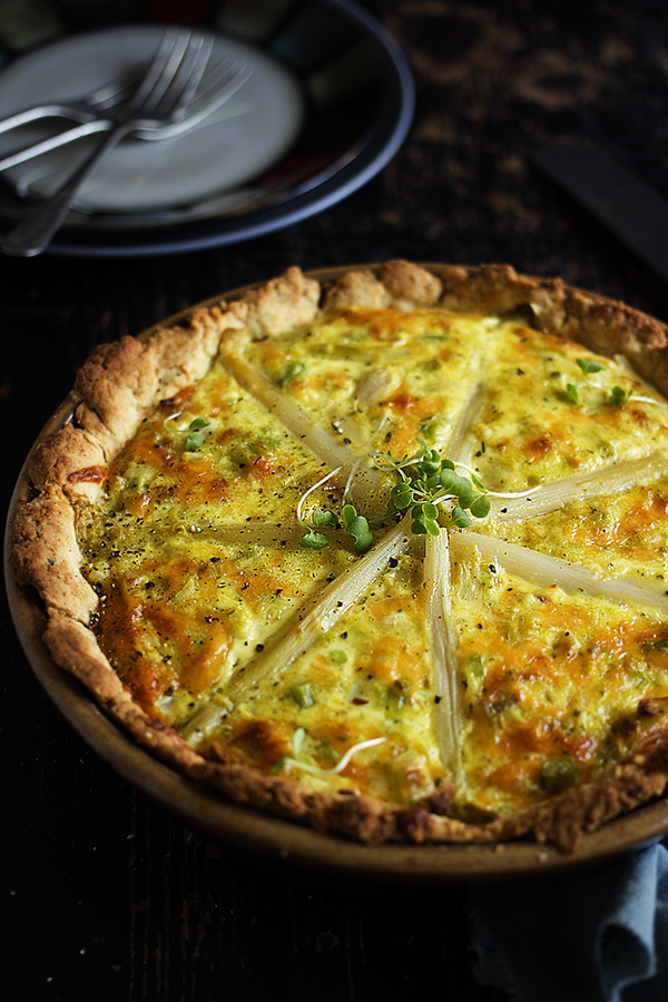 Asparagus and Leek Quiche aninas recipes