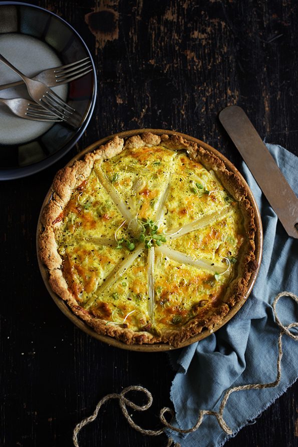 Asparagus and Leek Quiche