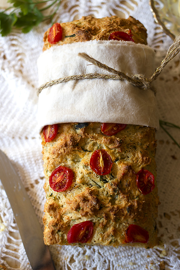 No Rise Cheese and Herb Bread aninas recipes