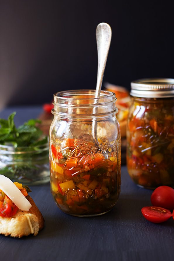 Antipasto Relish and a Ball® Home Preserving Kit Giveaway