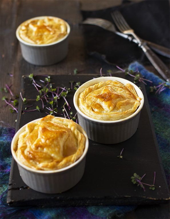 Chicken, Leek and Mushroom Pot Pies
