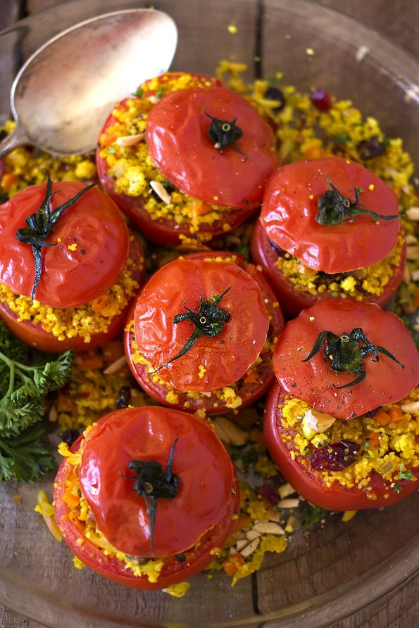 Jeweled Couscous Stuffed Tomatoes Jeweled Couscous Stuffed Tomatoes